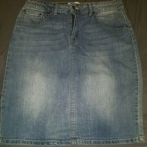 Denim Skirt-Kenneth Cole